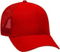 OTTO 30 287 Cotton Twill Pro Style Mesh Back Cap with Fabric Adjustable Hook Red Red / One Size Fits Most
