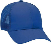 OTTO 30 287 Cotton Twill Pro Style Mesh Back Cap with Fabric Adjustable Hook Royal Royal / One Size Fits Most