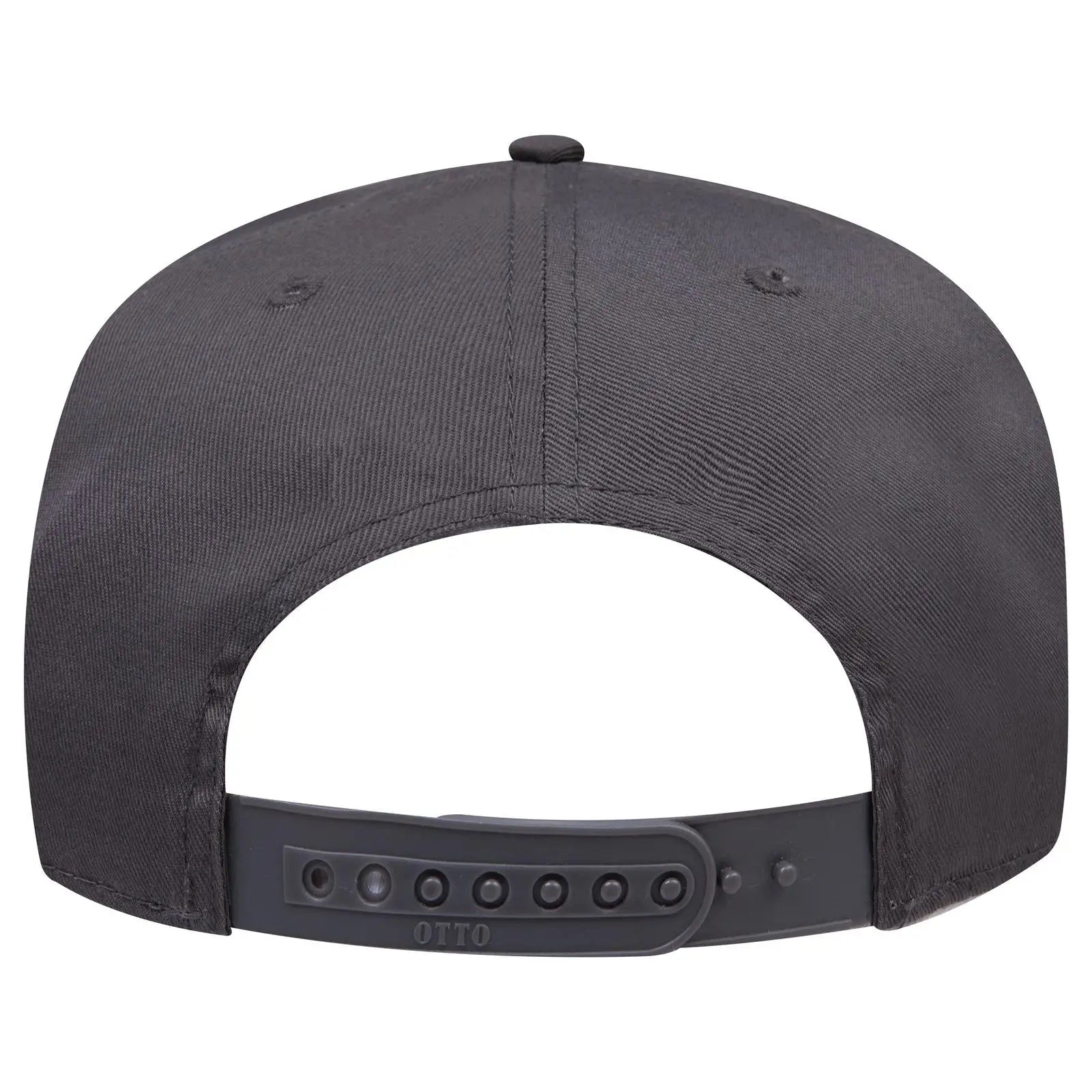 OTTO 31-069 5 Panel Mid Profile Baseball Cap - Char. Gray - Char. Gray / 6 1/2’’ - 7 5/8’’