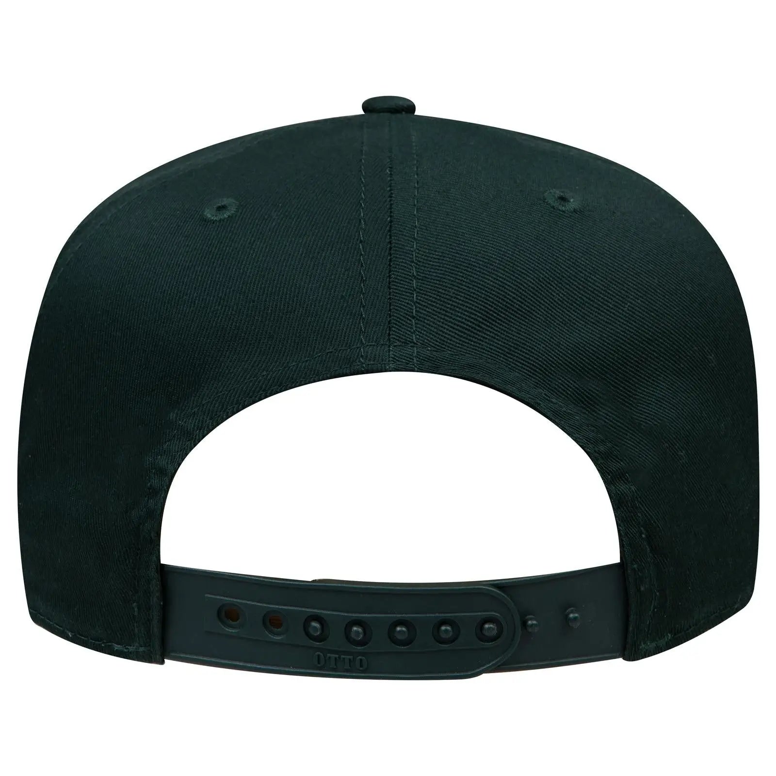 OTTO 31-069 5 Panel Mid Profile Baseball Cap - Dk. Green