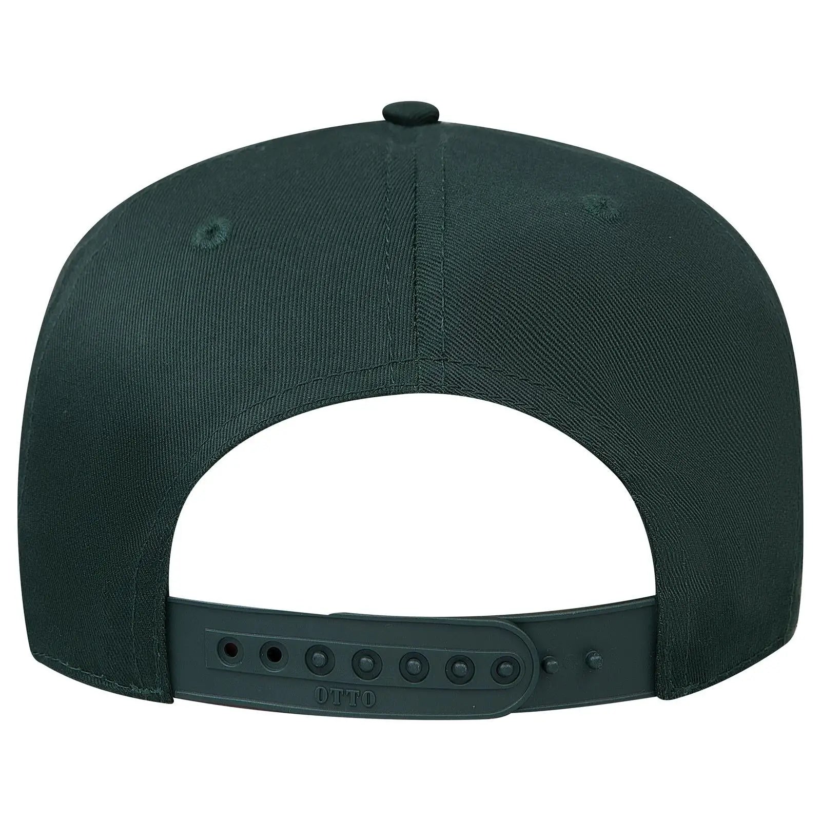 OTTO 31-069 5 Panel Mid Profile Baseball Cap - Dk. Green