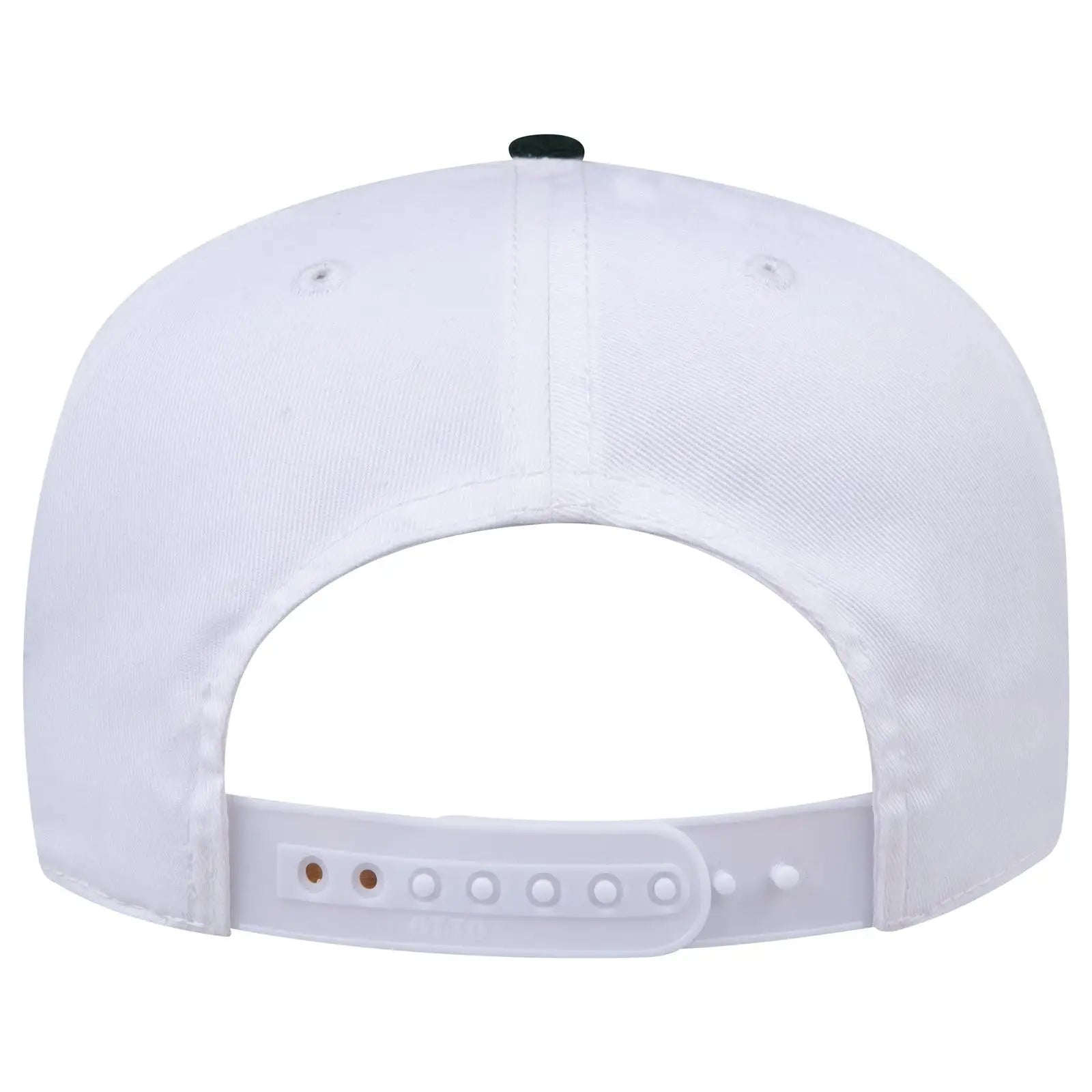 OTTO 31-069 5 Panel Mid Profile Baseball Cap - Dk.Grn/Wht - Dk.Grn/Wht / 6 1/2’’ - 7 5/8’’