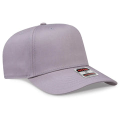 OTTO 31-069 5 Panel Mid Profile Baseball Cap - Gray - Gray / 6 1/2’’ - 7 5/8’’