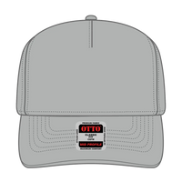 OTTO 31-069 5 Panel Mid Profile Baseball Cap - Gray - Gray / 6 1/2’’ - 7 5/8’’