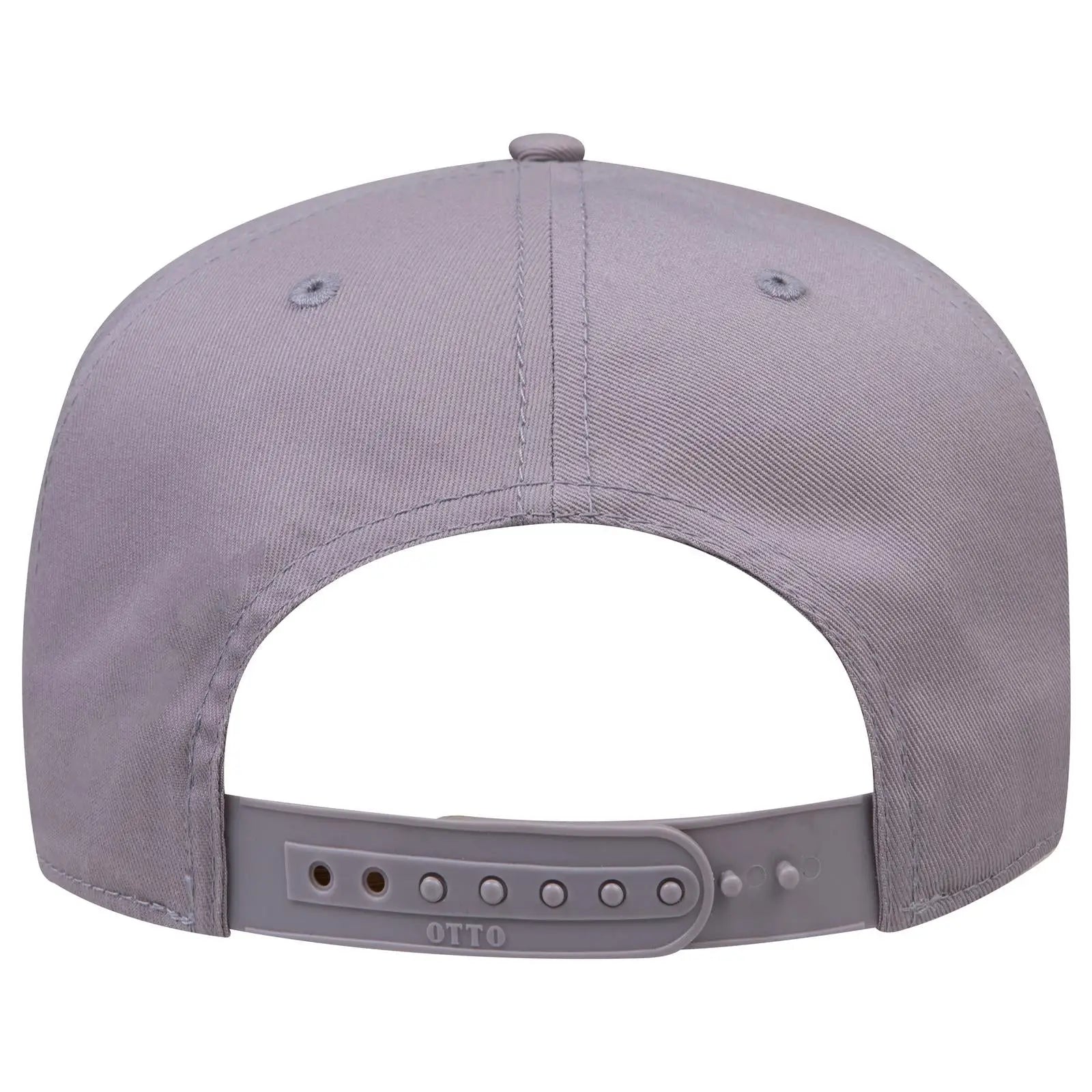 OTTO 31-069 5 Panel Mid Profile Baseball Cap - Gray - Gray / 6 1/2’’ - 7 5/8’’