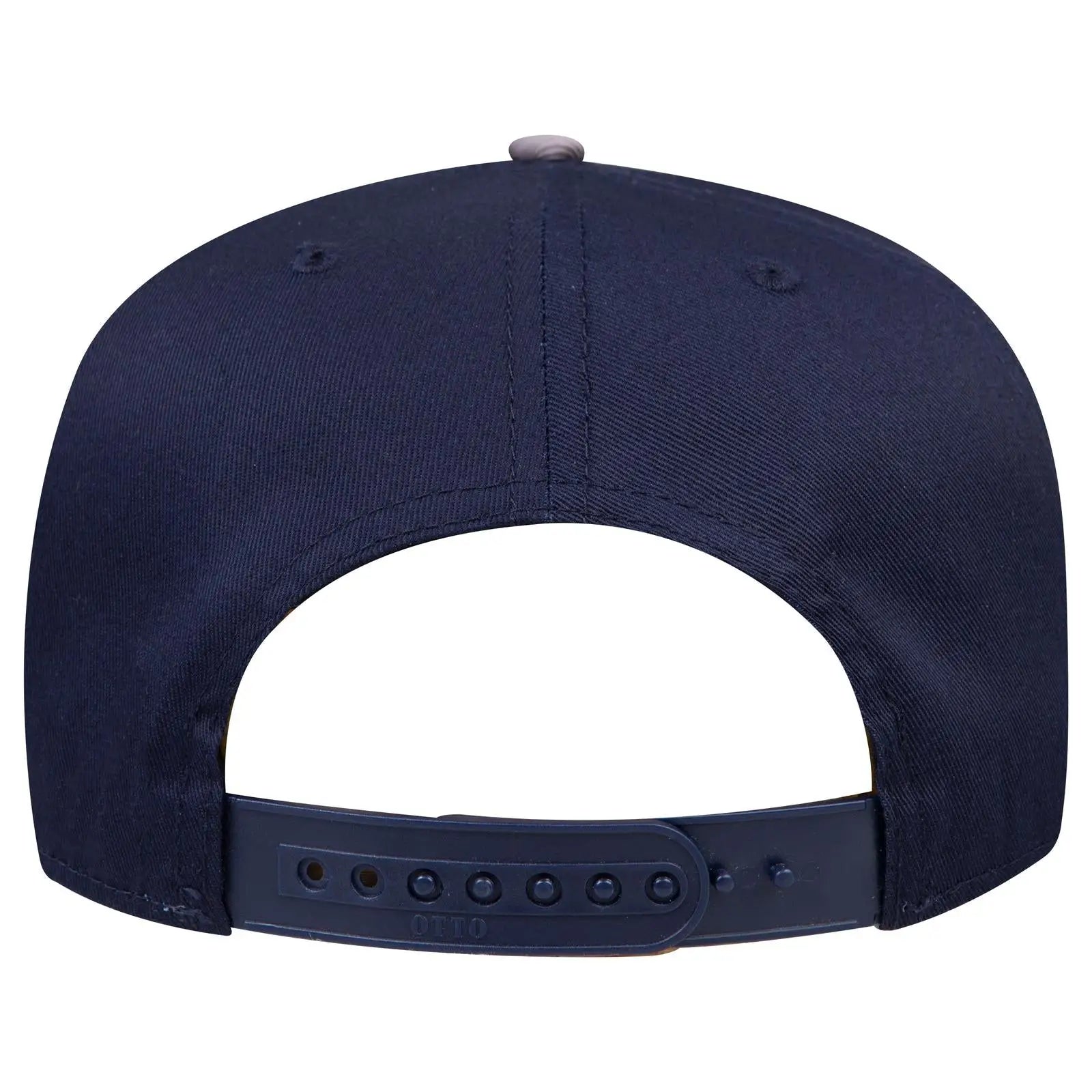 OTTO 31-069 5 Panel Mid Profile Baseball Cap - Gry/Nvy - Gry/Nvy / 6 1/2’’ - 7 5/8’’