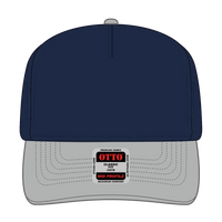 OTTO 31-069 5 Panel Mid Profile Baseball Cap - Gry/Nvy - Gry/Nvy / 6 1/2’’ - 7 5/8’’