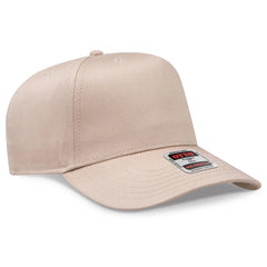 OTTO 31-069 5 Panel Mid Profile Baseball Cap - Khaki - Khaki / 6 1/2’’ - 7 5/8’’