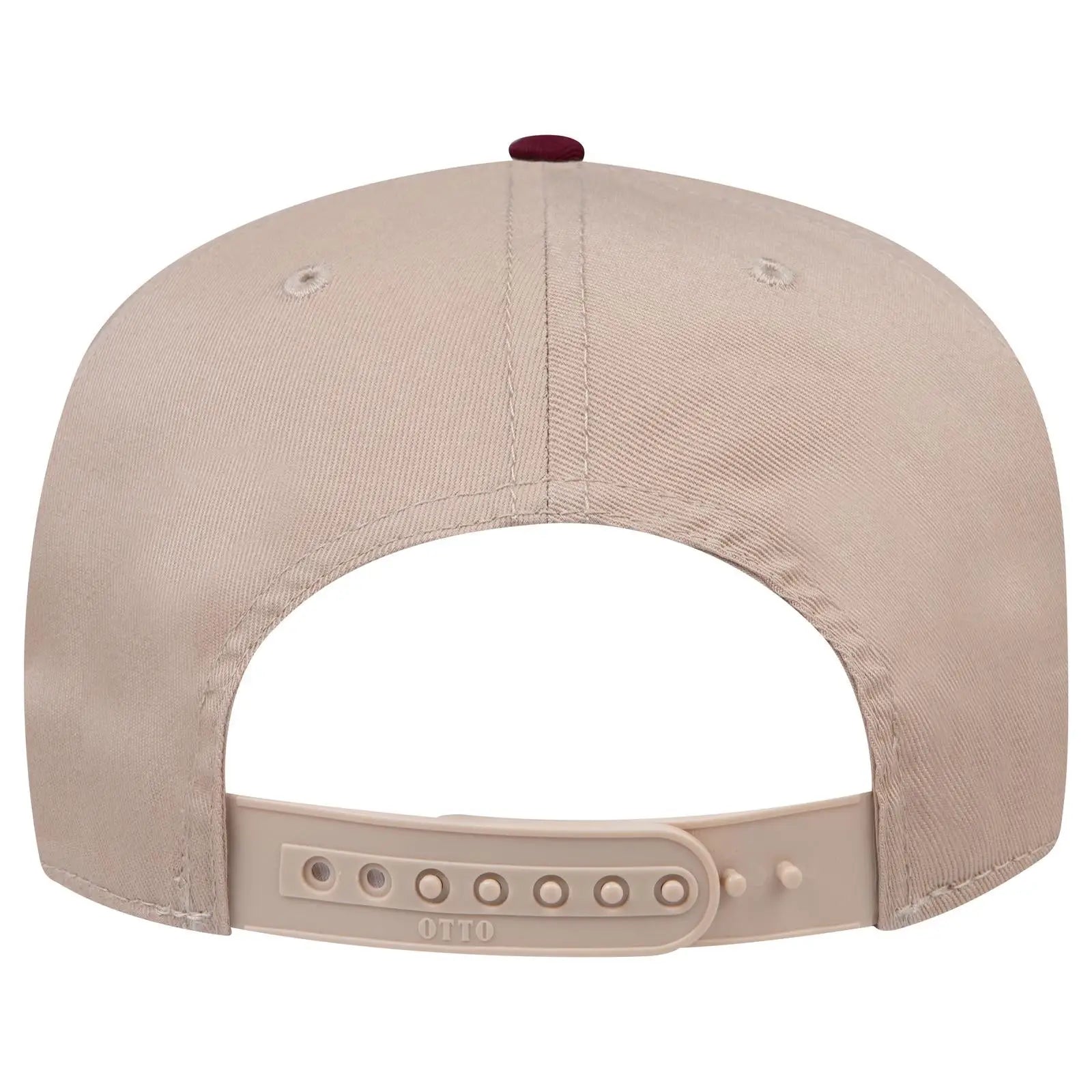 OTTO 31-069 5 Panel Mid Profile Baseball Cap - Marn/Kha - Marn/Kha / 6 1/2’’ - 7 5/8’’