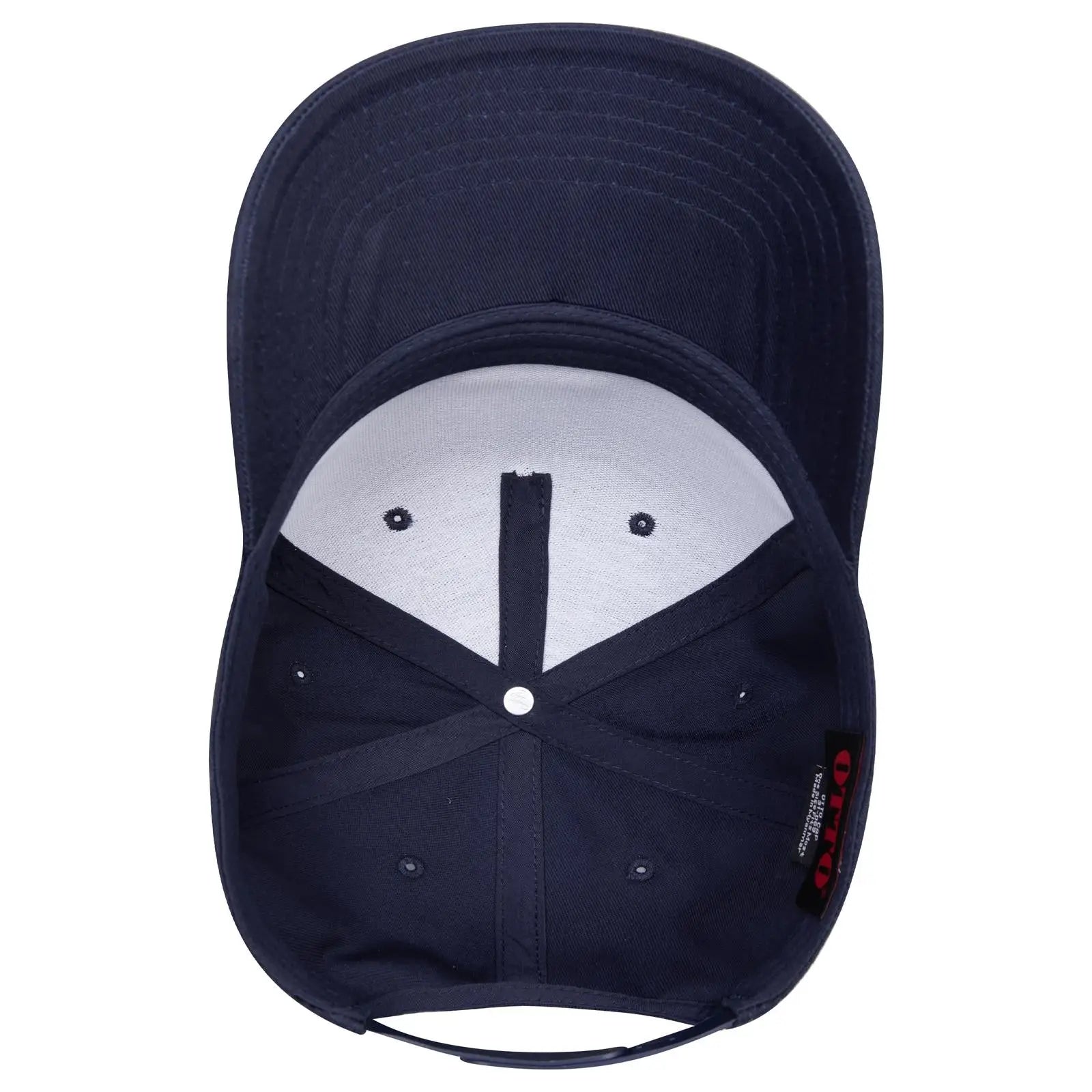 OTTO 31-069 5 Panel Mid Profile Baseball Cap - Navy