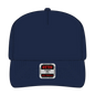 OTTO 31-069 5 Panel Mid Profile Baseball Cap - Navy - Navy / 6 1/2’’ - 7 5/8’’