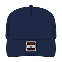 OTTO 31-069 5 Panel Mid Profile Baseball Cap - Navy - Navy / 6 1/2’’ - 7 5/8’’