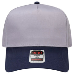 OTTO 31-069 5 Panel Mid Profile Baseball Cap - Nvy/Gry - Nvy/Gry / 6 1/2’’ - 7 5/8’’