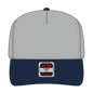 OTTO 31-069 5 Panel Mid Profile Baseball Cap - Nvy/Gry - Nvy/Gry / 6 1/2’’ - 7 5/8’’