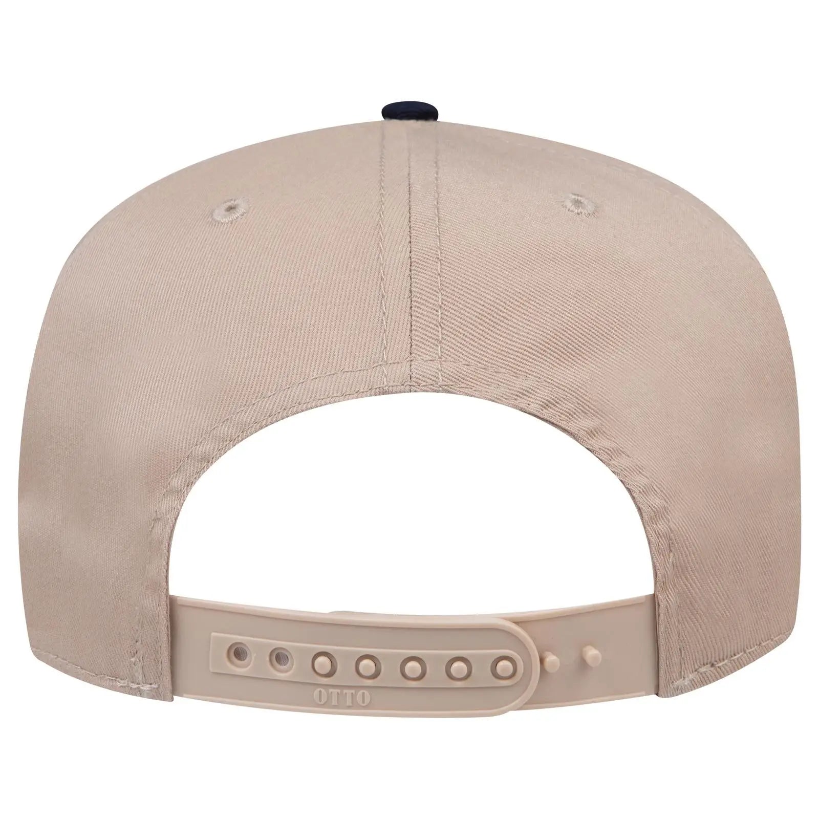 OTTO 31-069 5 Panel Mid Profile Baseball Cap - Nvy/Kha - Nvy/Kha / 6 1/2’’ - 7 5/8’’
