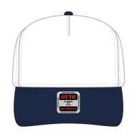 OTTO 31-069 5 Panel Mid Profile Baseball Cap - Nvy/Wht - Nvy/Wht / 6 1/2’’ - 7 5/8’’