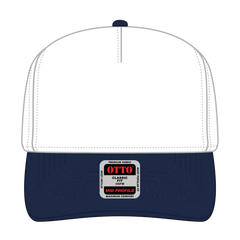 OTTO 31-069 5 Panel Mid Profile Baseball Cap - Nvy/Wht - Nvy/Wht / 6 1/2’’ - 7 5/8’’
