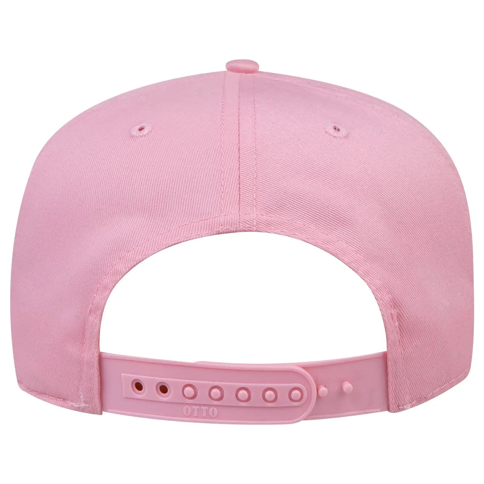 OTTO 31-069 5 Panel Mid Profile Baseball Cap - Pnk/Wht/Pnk - Pnk/Wht/Pnk / 6 1/2’’ - 7 5/8’’