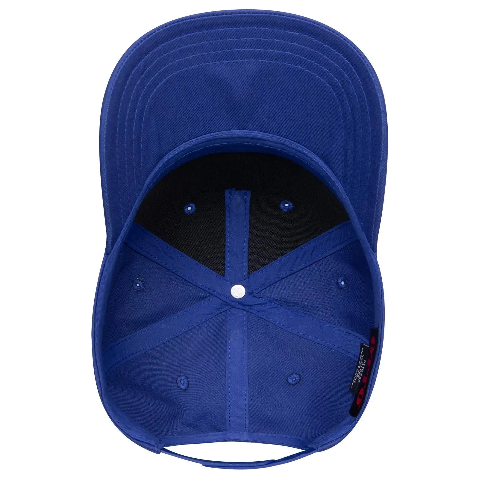 OTTO 31-069 5 Panel Mid Profile Baseball Cap - Royal