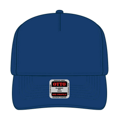 OTTO 31-069 5 Panel Mid Profile Baseball Cap - Royal - Royal / 6 1/2’’ - 7 5/8’’