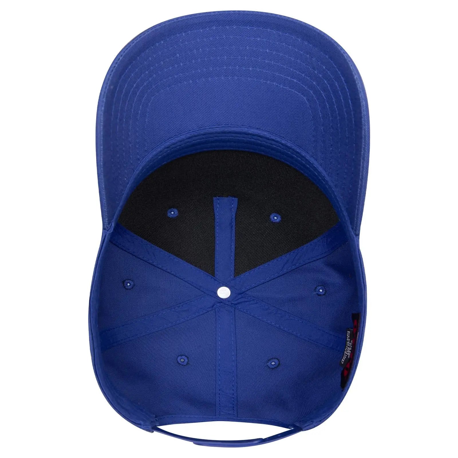 OTTO 31-069 5 Panel Mid Profile Baseball Cap - Royal