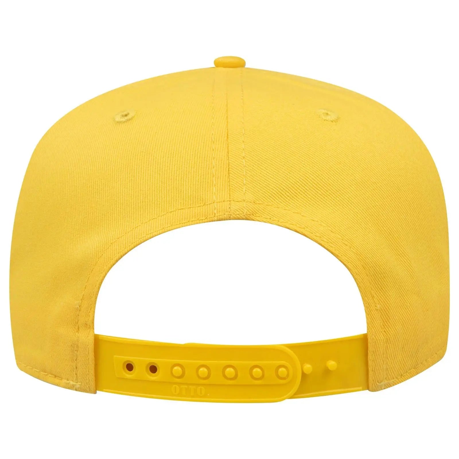 OTTO 31-069 5 Panel Mid Profile Baseball Cap - Yellow - Yellow / 6 1/2’’ - 7 5/8’’