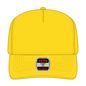 OTTO 31-069 5 Panel Mid Profile Baseball Cap - Yellow - Yellow / 6 1/2’’ - 7 5/8’’