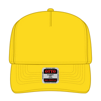 OTTO 31-069 5 Panel Mid Profile Baseball Cap - Yellow - Yellow / 6 1/2’’ - 7 5/8’’