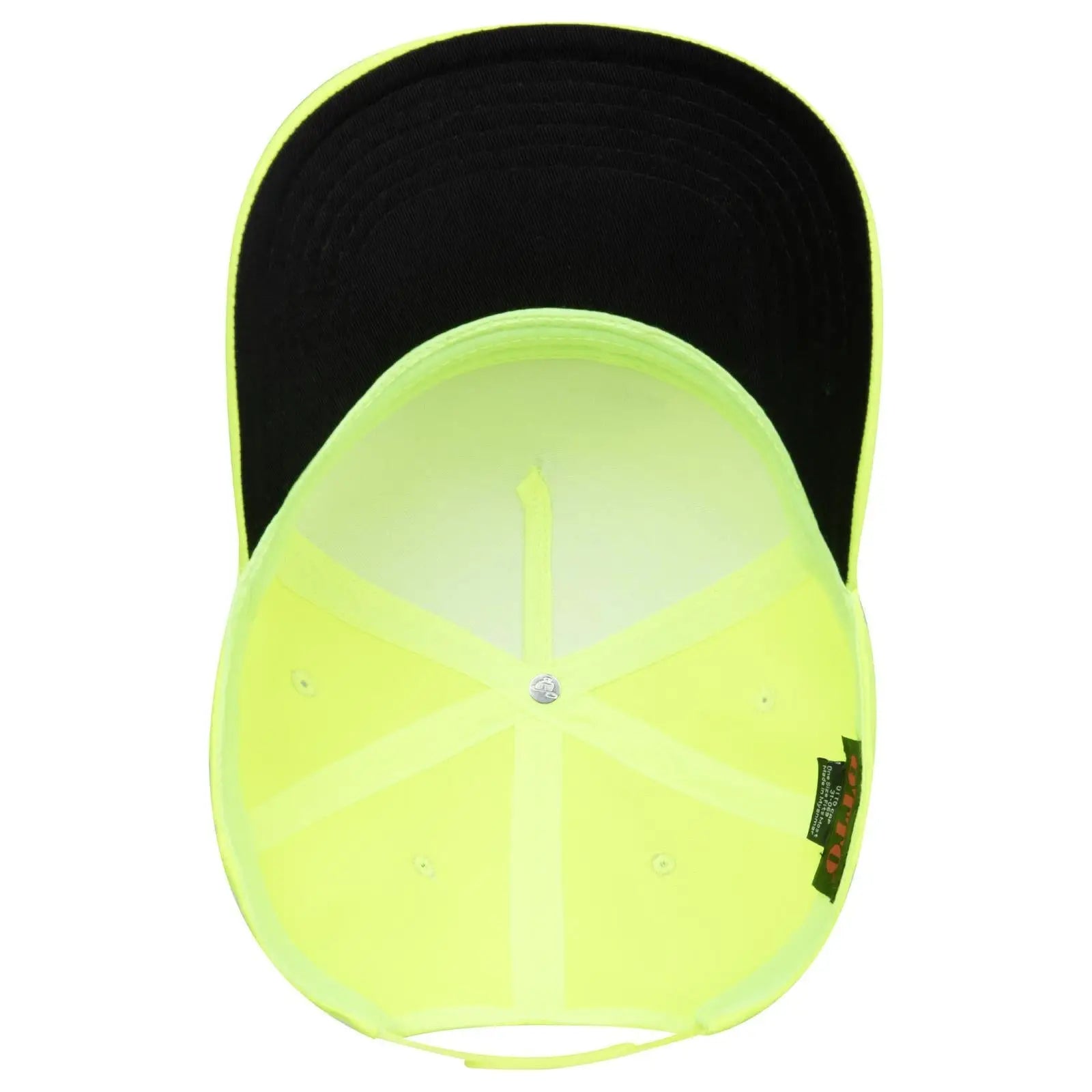 OTTO 31-069 Neon 5 Panel Mid Profile Baseball Cap - N. Yellow - N. Yellow / 6 1/2’’ - 7 5/8’’
