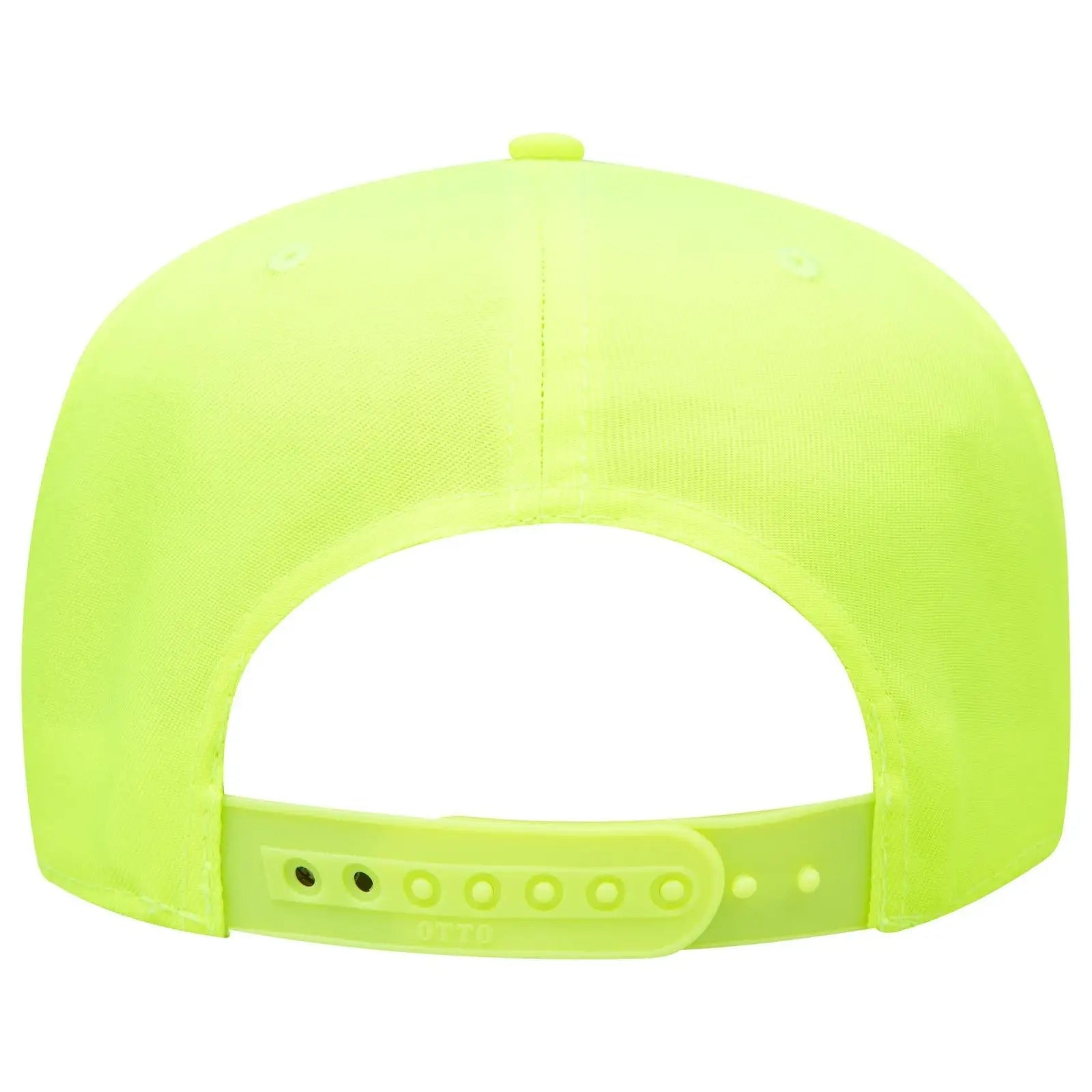 OTTO 31-069 Neon 5 Panel Mid Profile Baseball Cap - N. Yellow - N. Yellow / 6 1/2’’ - 7 5/8’’