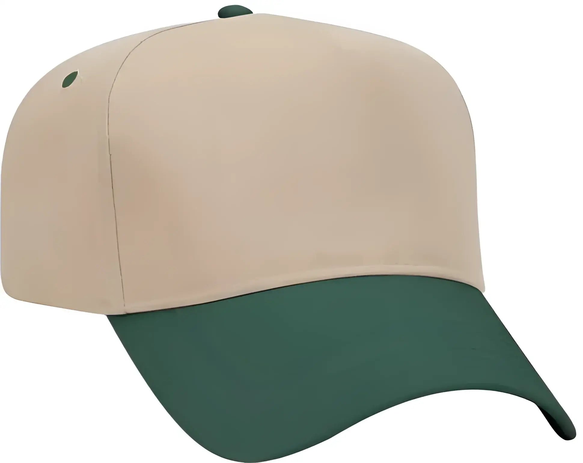 OTTO 31-069 Twill 5 Panel Pro Style Cap - Dark Green Khaki - Forest Khaki / One Size Fits Most