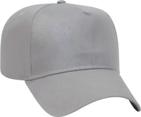 OTTO 31-069 Twill 5 Panel Pro Style Cap - Gray - Gray / One Size Fits Most