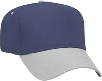 OTTO 31-069 Twill 5 Panel Pro Style Cap - Gray Navy - Gray Navy / One Size Fits Most