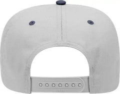 OTTO 31-069 Twill 5 Panel Pro Style Cap - Navy Gray - Navy Gray / One Size Fits Most