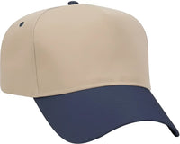 OTTO 31-069 Twill 5 Panel Pro Style Cap - Navy Khaki - Navy Khaki / One Size Fits Most