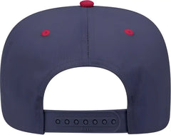 OTTO 31-069 Twill 5 Panel Pro Style Cap - Red Navy - Red Navy / One Size Fits Most