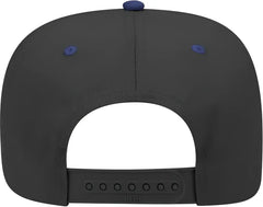 OTTO 31-069 Twill 5 Panel Pro Style Cap - Royal Black - Royal Black / One Size Fits Most