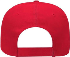 OTTO 31-1060 Promo Cotton Twill Pro Style Cap - Red - Red / One Size Fits Most