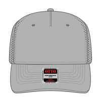 OTTO 31-4 5 Panel Mid Profile Baseball Cap - Gray - Gray / 7 3/8’’ - 7 5/8’’