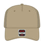 OTTO 31-4 5 Panel Mid Profile Baseball Cap - Khaki - Khaki / 7 3/8’’ - 7 5/8’’