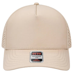 OTTO 31-4 5 Panel Mid Profile Baseball Cap - Khaki - Khaki / 7 3/8’’ - 7 5/8’’