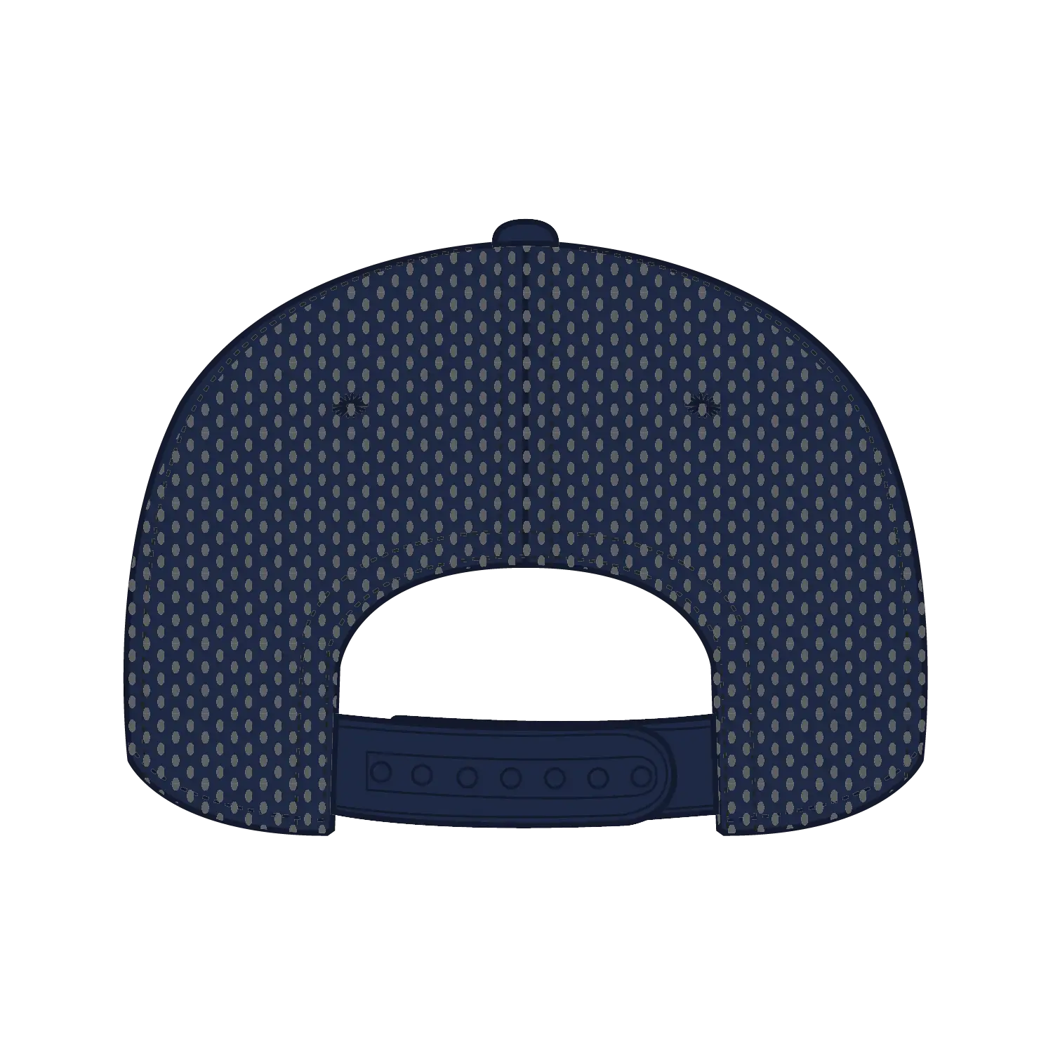 OTTO 31-4 5 Panel Mid Profile Baseball Cap - Navy - Navy / 7 3/8’’ - 7 5/8’’