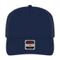 OTTO 31-4 5 Panel Mid Profile Baseball Cap - Navy - Navy / 7 3/8’’ - 7 5/8’’