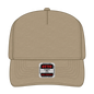 OTTO 31-538 5 Panel Mid Profile Baseball Cap - Khaki - Khaki / 6 1/2’’ - 7 5/8’’