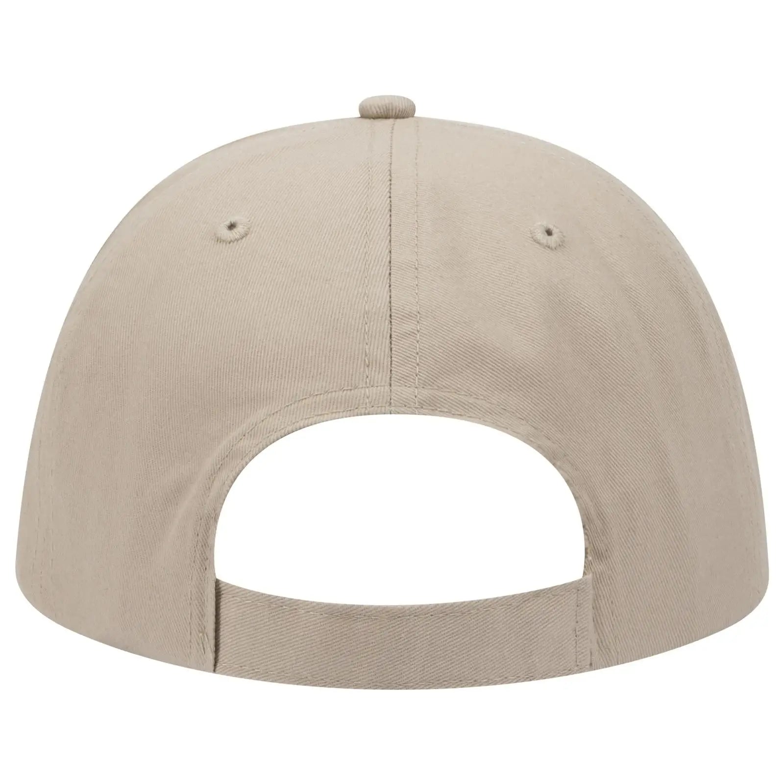 OTTO 31-538 5 Panel Mid Profile Baseball Cap - Khaki - Khaki / 6 1/2’’ - 7 5/8’’