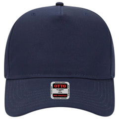 OTTO 31-538 5 Panel Mid Profile Baseball Cap - Navy - Navy / 6 1/2’’ - 7 5/8’’