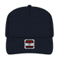 OTTO 31-538 5 Panel Mid Profile Baseball Cap - Navy - Navy / 6 1/2’’ - 7 5/8’’