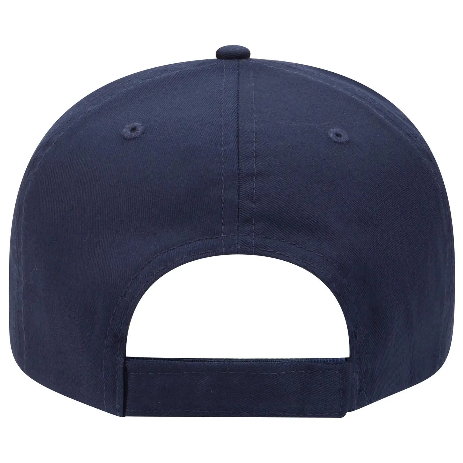 OTTO 31-538 5 Panel Mid Profile Baseball Cap - Navy - Navy / 6 1/2’’ - 7 5/8’’