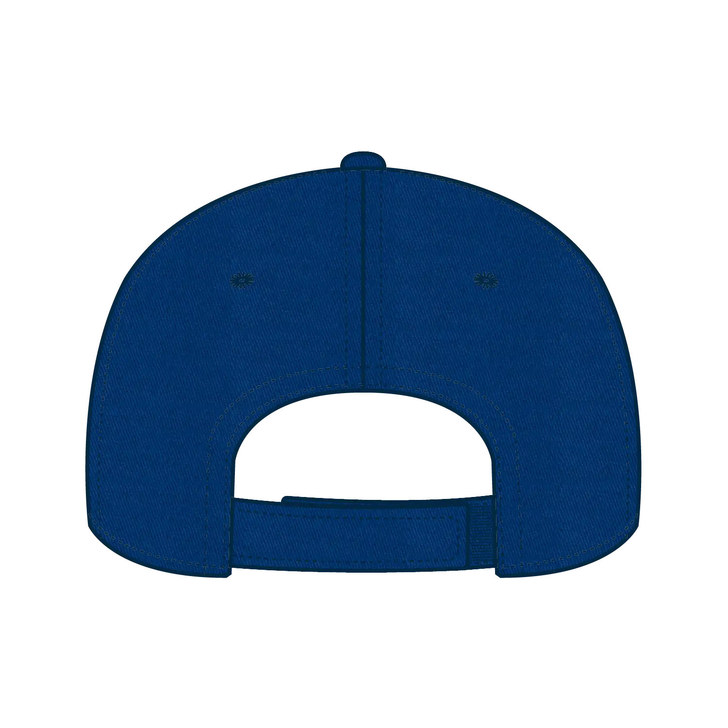 OTTO 31-538 5 Panel Mid Profile Baseball Cap - Royal - Royal / 6 1/2’’ - 7 5/8’’