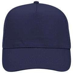 OTTO 32-1104 5 Panel Mid Profile Mesh Back Trucker Cap - Navy - Navy / 6 1/2’’ - 7 5/8’’